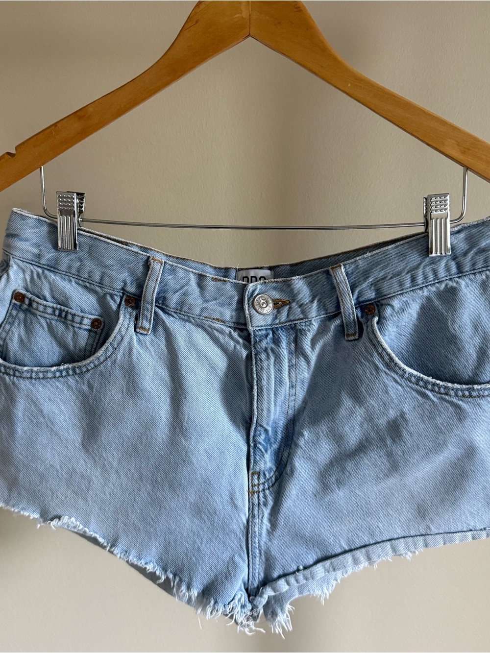 Urban Outfitters Light Blue Denim Cutoff Shorts - Women's Casual Summer Shorts